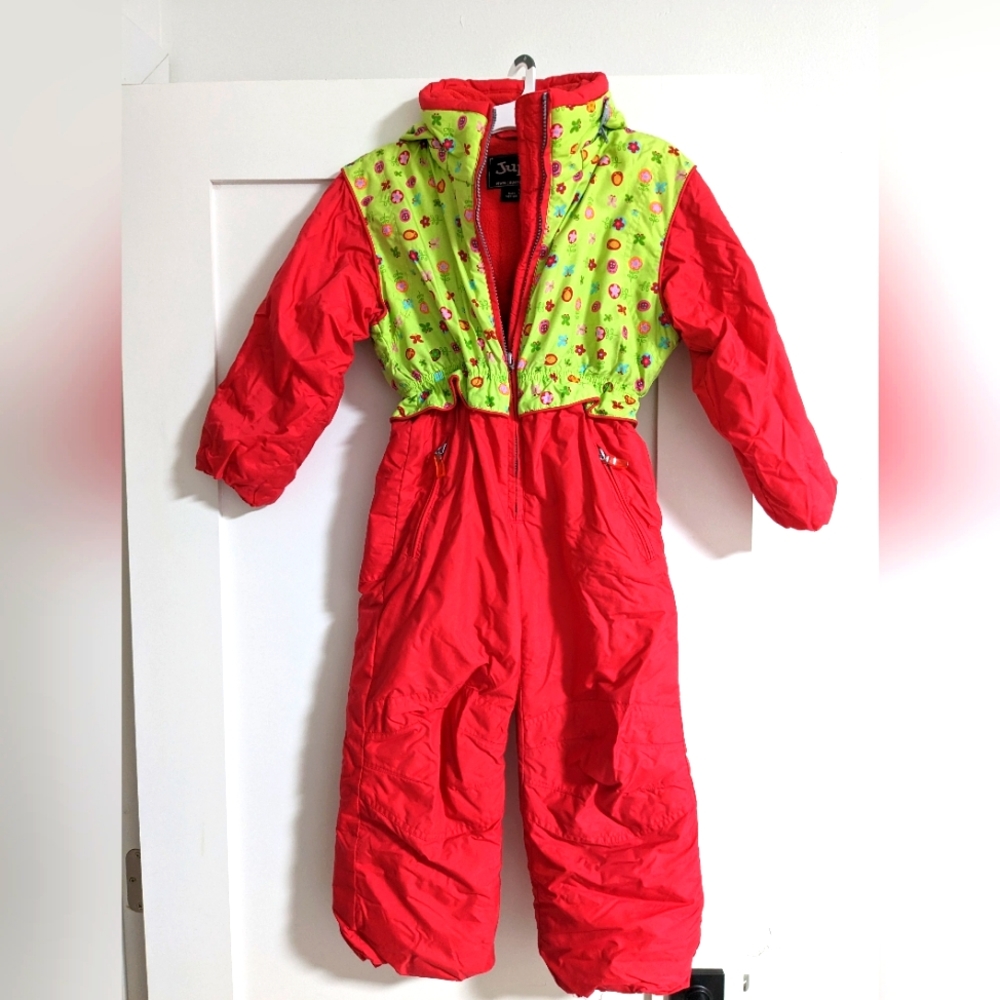 Jupa ski snow suit and ski mittens